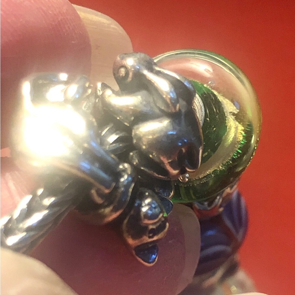 Trollbeads Bracelet,Original Box, Approx 7”, 17 Charms/Beads Excellent Condition - Picture 6 of 15